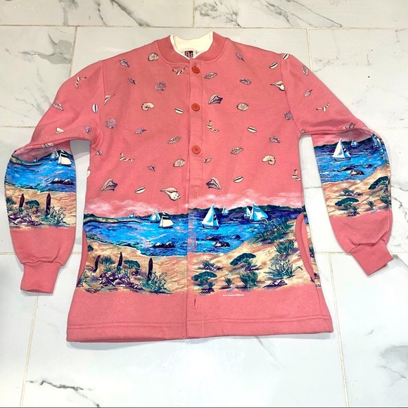 VTG Art unlimited sportswear hummingbird crewneck - Picture 1 of 8